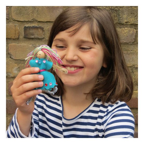 Buttonbag Rainbow Friends Doll Making Craft Kit image number 3