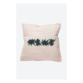 FREE PATTERN DMC Blue Flowers Cross Stitch