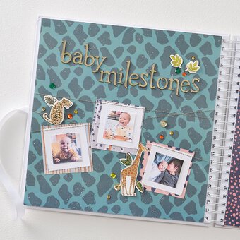 How to Create a Baby Milestone Scrapbook