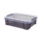 Whitefurze Allstore 2.3 Litre Transparent Grey Storage Box image number 1