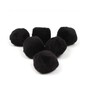 Black Pom Poms 5cm 6 Pack image number 1