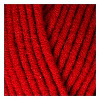 Women&rsquo;s Institute Dark Red Soft and Chunky Yarn 100g