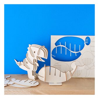 Large 3D Wooden Dinosaur Puzzle