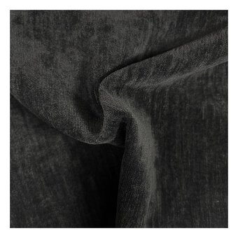 Black Two Side Brushed Fabric by the Metre