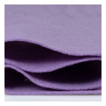 Lavender Polyester Felt Sheet A4