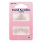 Hemline No. 5 to 10 Sharps Hand Needles 20 Pack image number 1