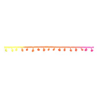 Neon 20mm Pom Pom Trim by the Metre