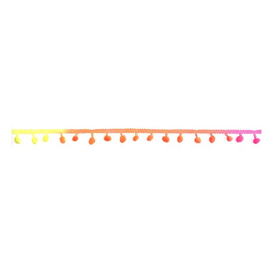 Neon 20mm Pom Pom Trim by the Metre
