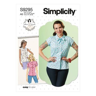 Simplicity Women&rsquo;s Top Sewing Pattern S9295 (14-22)