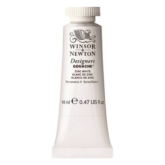 Winsor & Newton Zinc White Gouache Tube 14ml