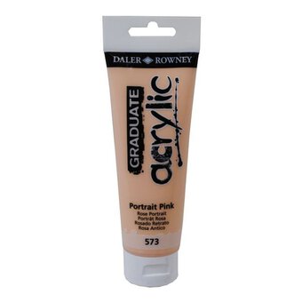 Daler-Rowney Graduate Portrait Pink Acrylic Paint 120ml