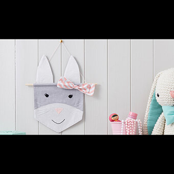 How to Sew a Cute Bunny Pennant