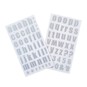 Block Holographic Alphabet Chipboard Stickers 85 Pieces image number 1
