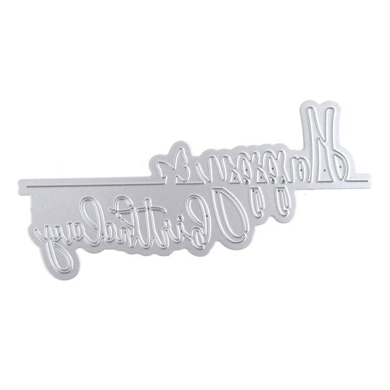 Gemini Expressions Statement Happy Birthday Die 15.7cm x 7.6cm image number 2