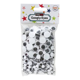 Assorted Googly Eyes 600 Pack