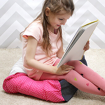 How to Sew a Mini Beanbag Pouf