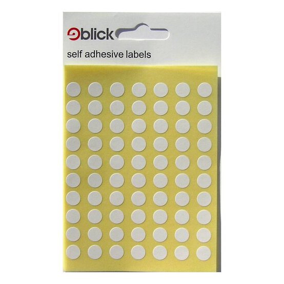 Blick Circle Labels 490 Pack White image number 1