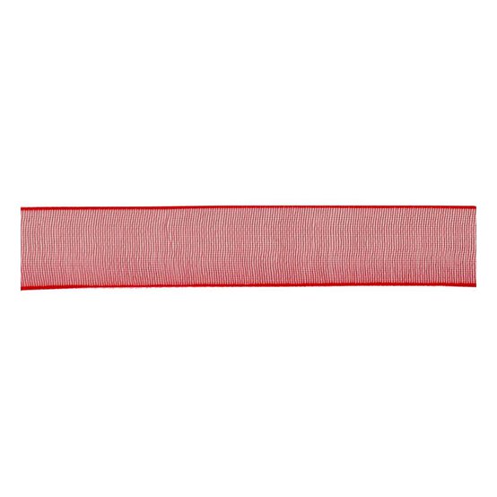 Red Organdie Ribbon 12mm x 6m