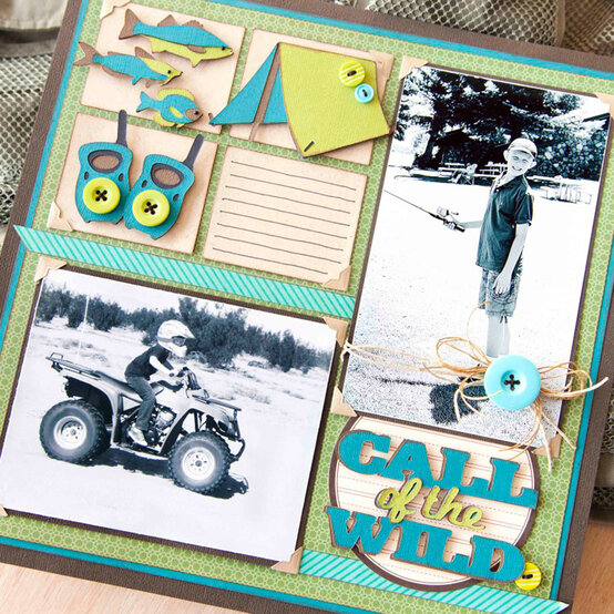 Your Cricut Explore Scrapbook Page image number 1
