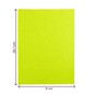 Lime Green Polyester Felt Sheet A4 image number 4