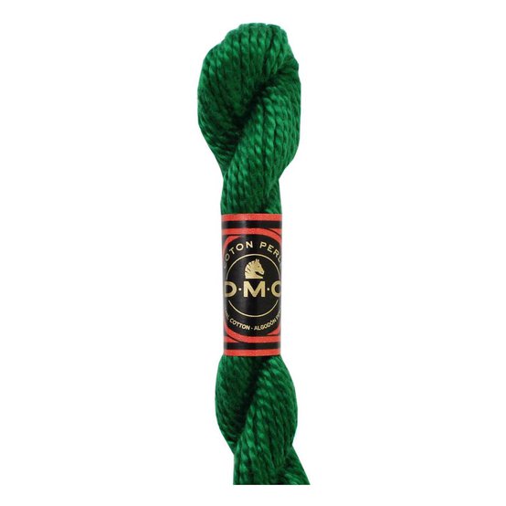 DMC Green Pearl Cotton Thread Size 3 15m (699) image number 1