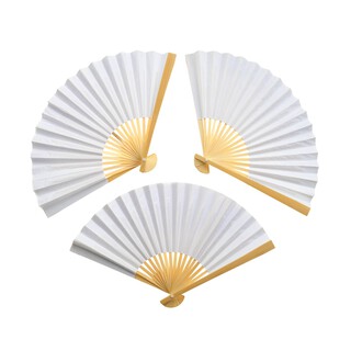 Blank Paper Fans 3 Pack