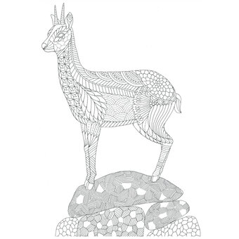 Free Wild Savannah Colouring Page