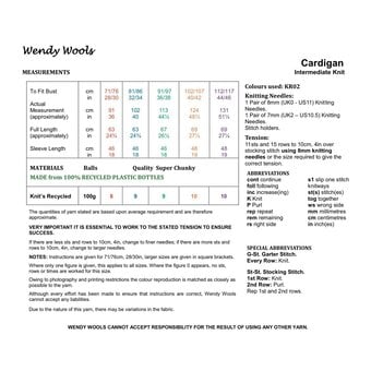 Wendy Recycled Jacket Pattern 7004