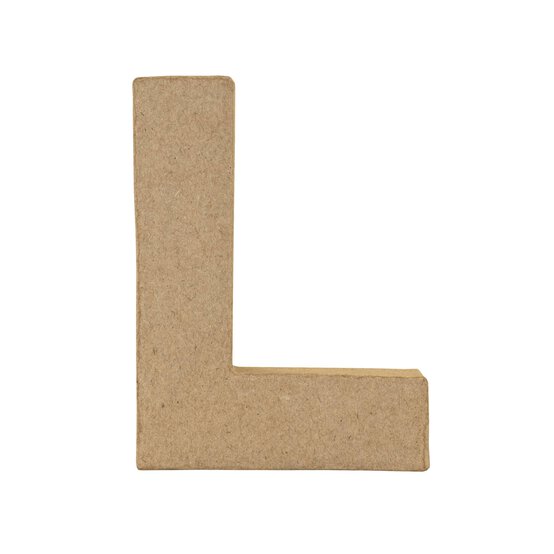 Mini Mache Letter L 10cm image number 6