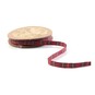 Red Tartan Ribbon 6mm x 5m image number 2