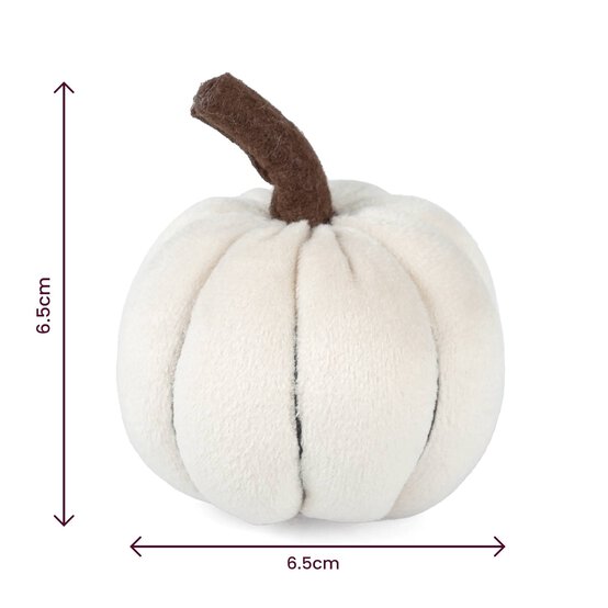 Cream Plush Pumpkin 6.5cm image number 4