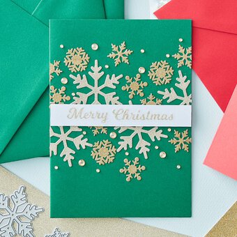How to Make a Die-cut Snowflake Card