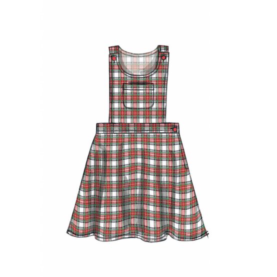 McCall&rsquo;s Girls&rsquo; Overalls Sewing Pattern M7459 (3-6) image number 3