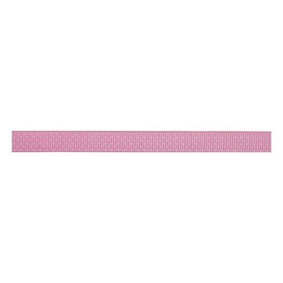 Pink Polka Dot Grosgrain Ribbon 10mm x 5m image number 1