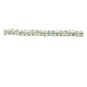 Green Crystal Cushion Bead String 33 Pieces image number 1