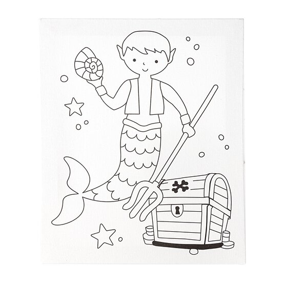 Sea Legends Colour-in Canvas image number 2