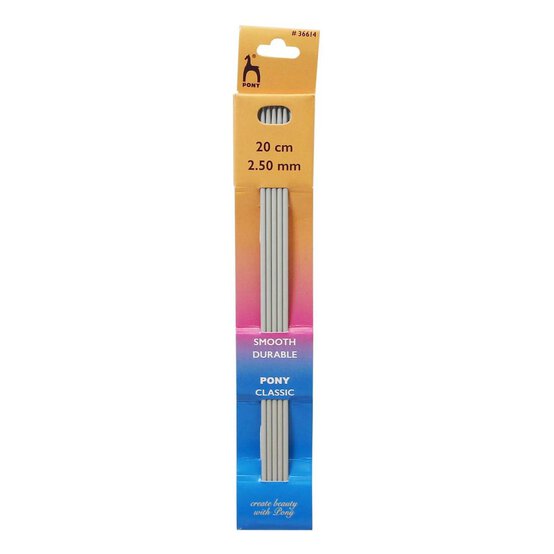 Pony Knitting Needles 20cm 2.5mm 5 Pack image number 2