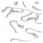 Beads Unlimited Sterling Silver Long Ballwire Fish Hooks 2 Pack image number 1