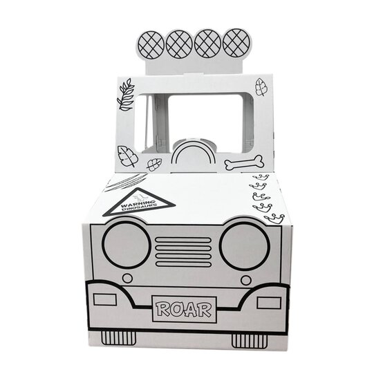 Colour-In Cardboard Dino Safari 4x4 image number 3