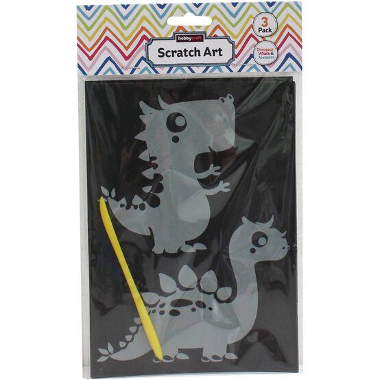 Dinosaur Scratch Art 3 Pack image number 3