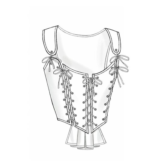 Butterick Women&rsquo;s Corset Sewing Pattern B4669 (6-12) image number 6