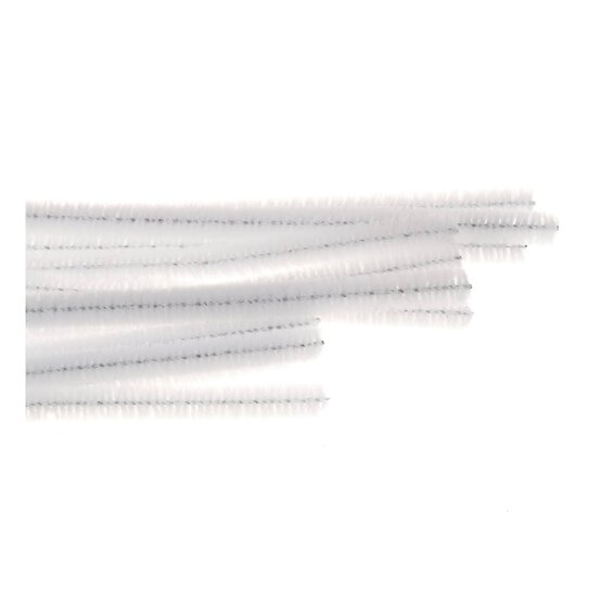 White Pipe Cleaners 12 Pack image number 1