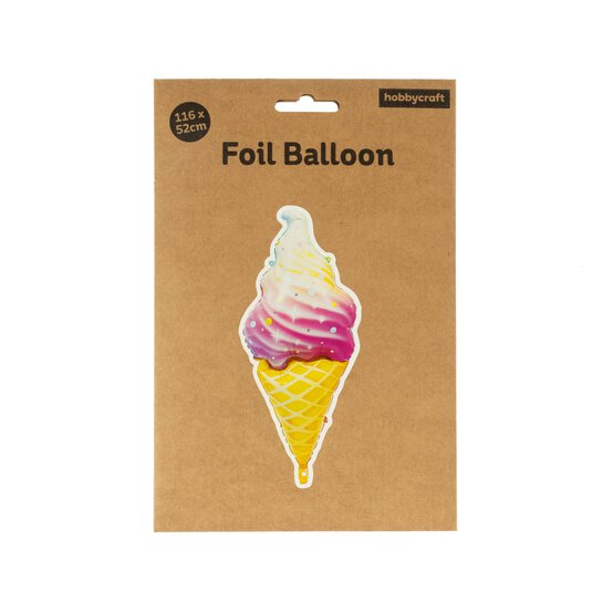 Large Ice Cream Foil Balloon image number 3