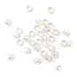 Iridescent White Pony Beads 68.3g image number 1