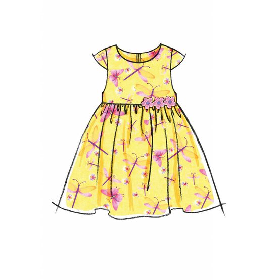 McCall&rsquo;s Kids&rsquo; Dress Sewing Pattern M6015 image number 4