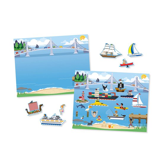 Melissa & Doug Vehicle Reusable Sticker Pad image number 3