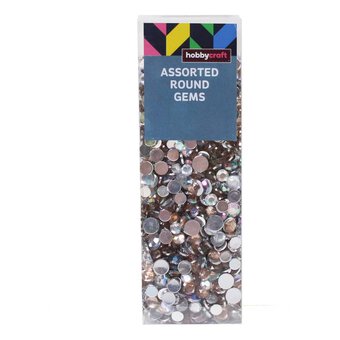 Rose Gold Assorted Round Gems 90g