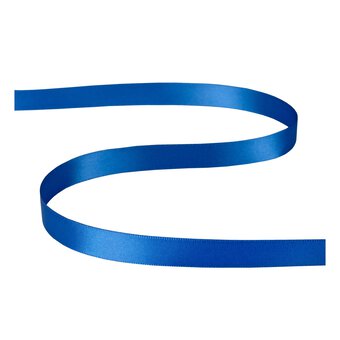 Royal Blue Double-Faced Satin Ribbon 12mm x 5m