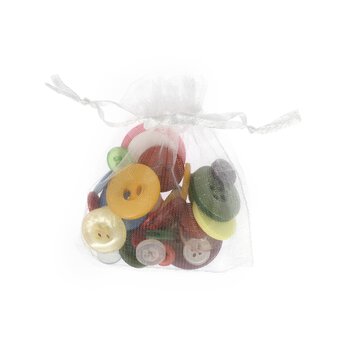 White Organza Bags 50 Pack