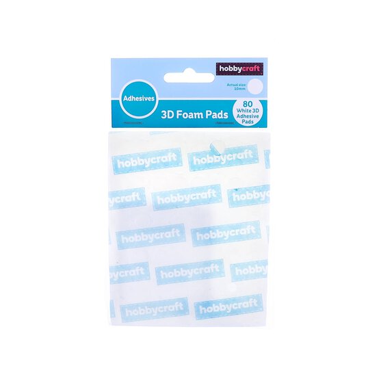 Adhesive Circle Foam Pads 10mm 80 Pack image number 4